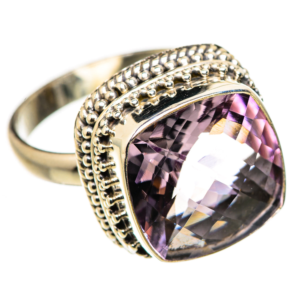 Faceted Amethyst Ring Size 10 (925 Sterling Silver) RING134606