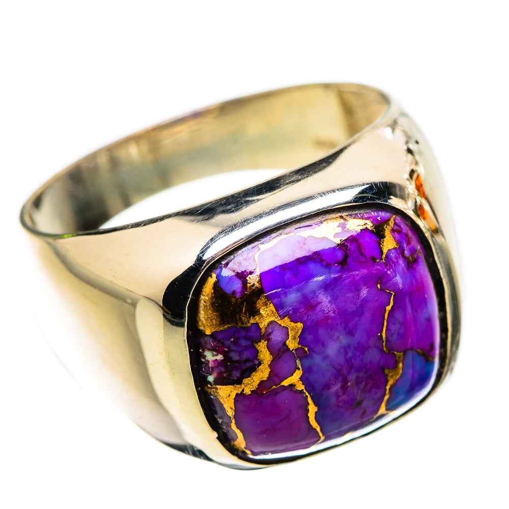 Purple Copper Composite Turquoise Ring Size 9 (925 Sterling Silver) RING135673