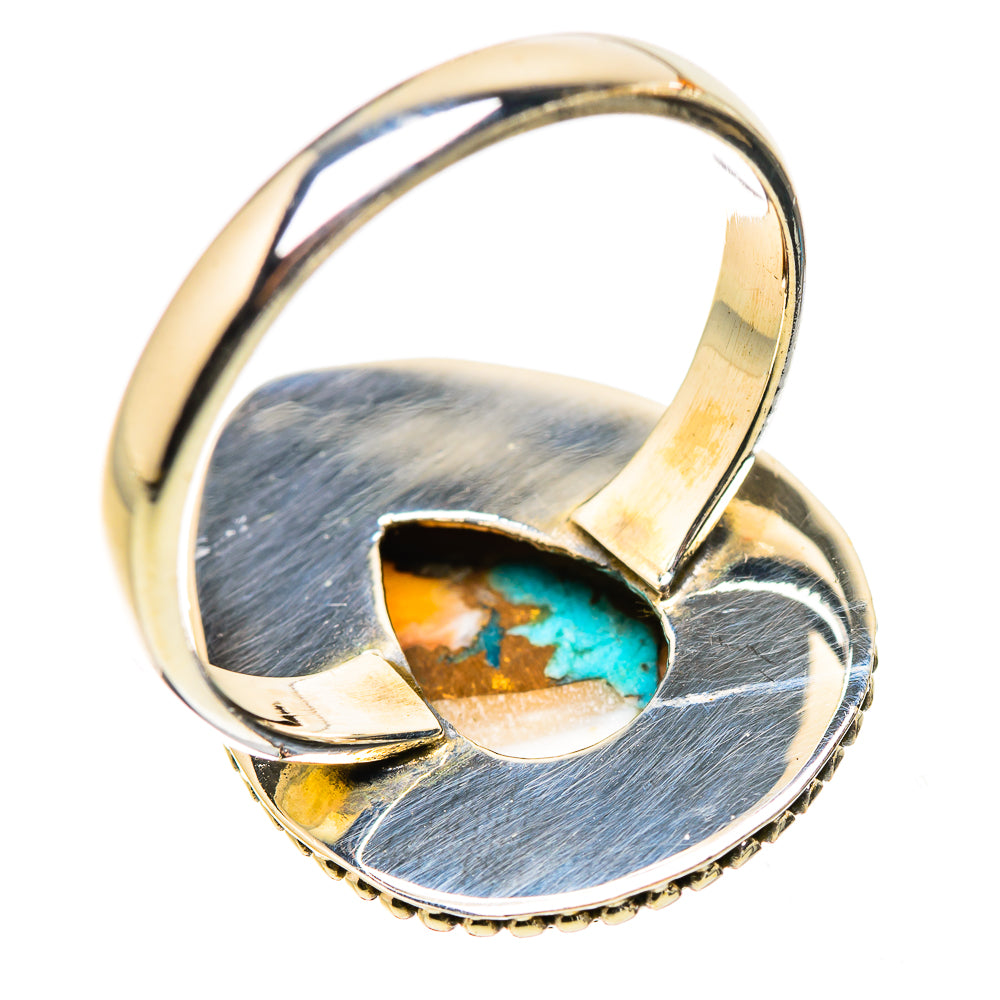 Anasilvercos Spiny Oyster Turquoise Ring Size 10 (925 Sterling Silver)