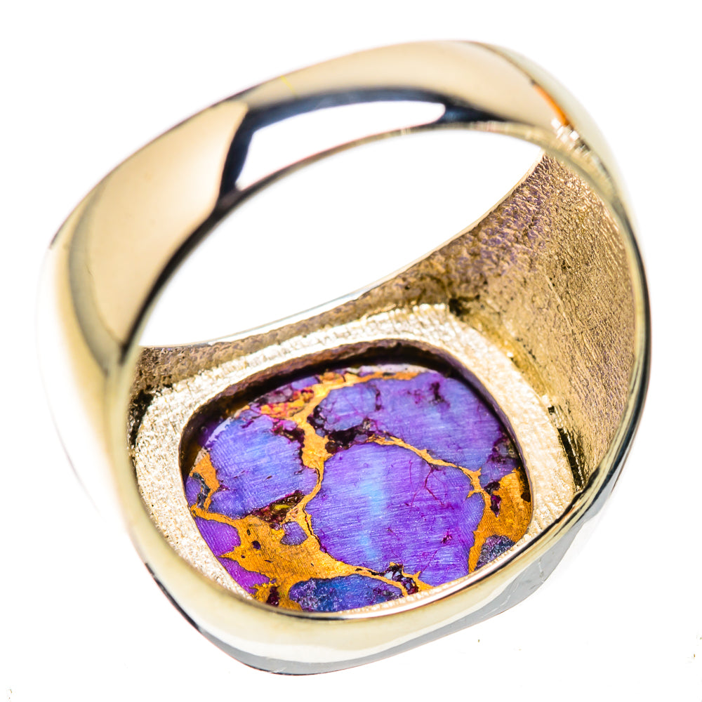 Purple Copper Composite Turquoise Ring Size 9 (925 Sterling Silver) RING135673