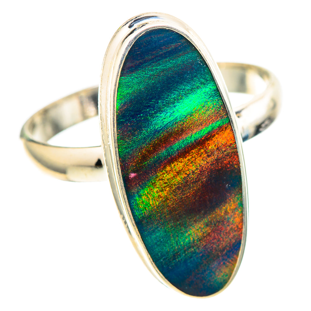 Andamooka Opal Ring Size 11.75 (925 Sterling Silver) RING136617