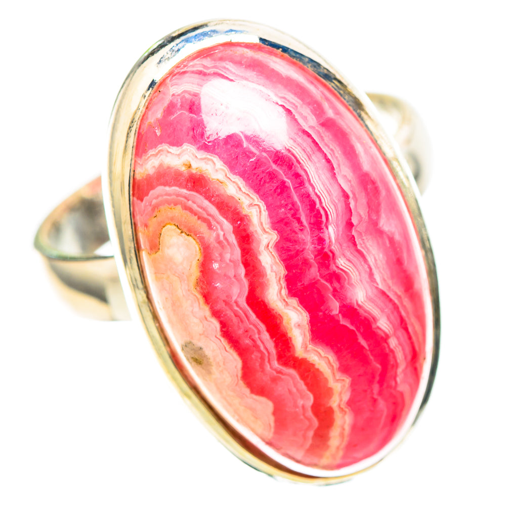 Rhodochrosite 925 Sterling Silver Ring Size 7.75 (925 Sterling Silver) RING137216