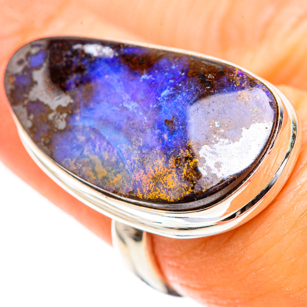 Boulder Opal Ring Size 7.25 (925 Sterling Silver) RING136720