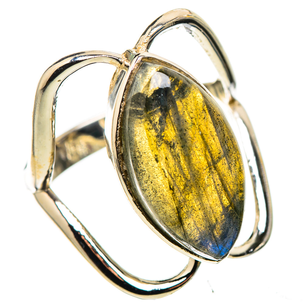 Labradorite 925 Sterling Silver Ring Size 7.25 (925 Sterling Silver) RING137695