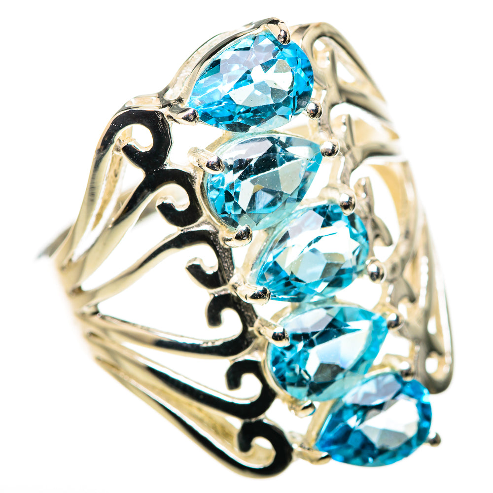 Blue Topaz Ring Size 9 (925 Sterling Silver) RING134783