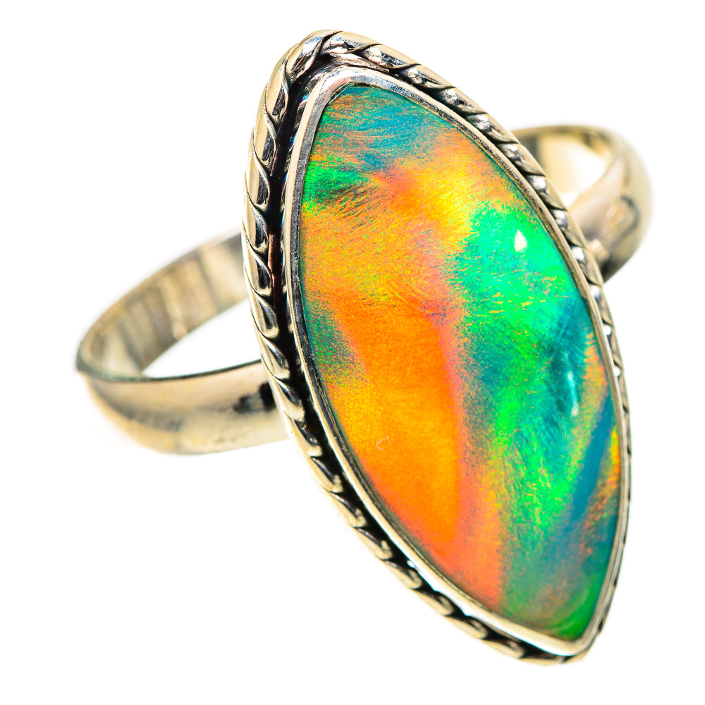 Aura Opal 925 Sterling Silver Ring Size 11.75 (925 Sterling Silver) RING137715