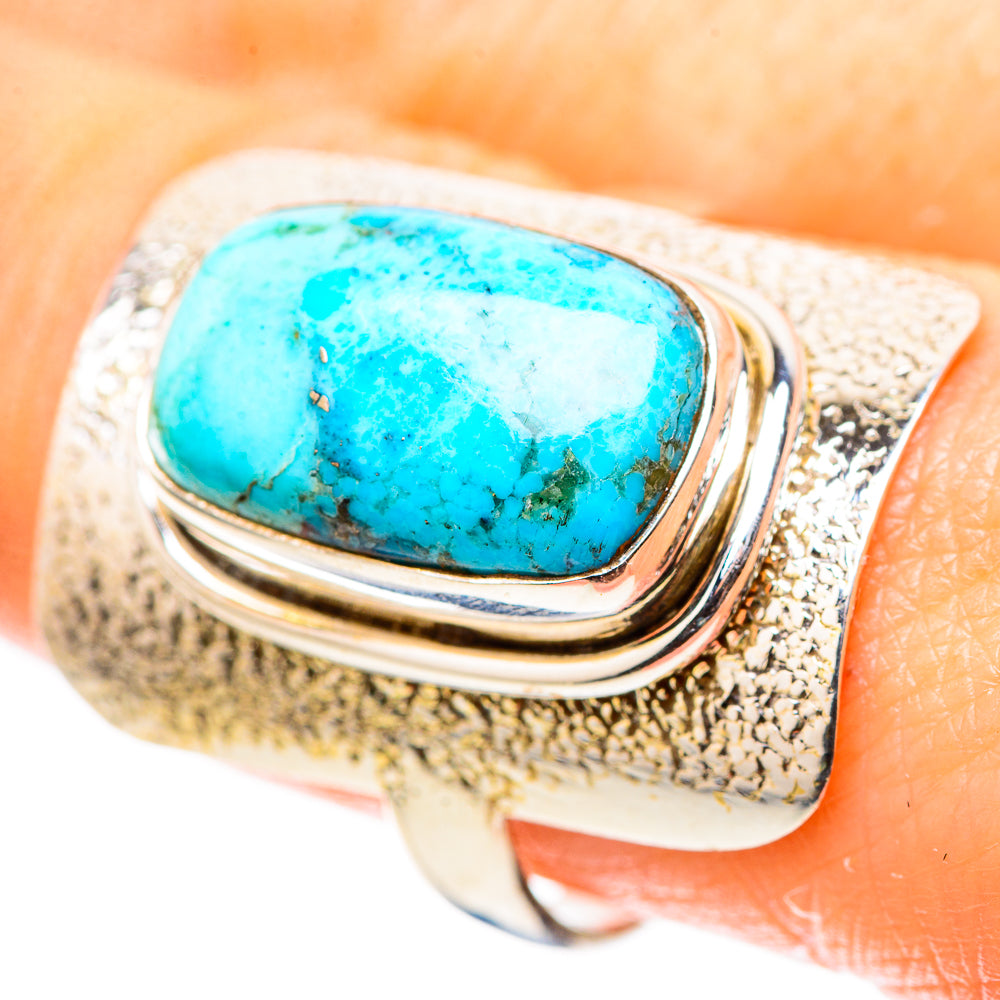 Chrysocolla 925 Sterling Silver Ring Size 9.75 (925 Sterling Silver) RING137482