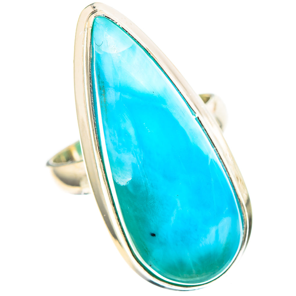 Large Larimar Ring Size 6 (925 Sterling Silver) RING136941