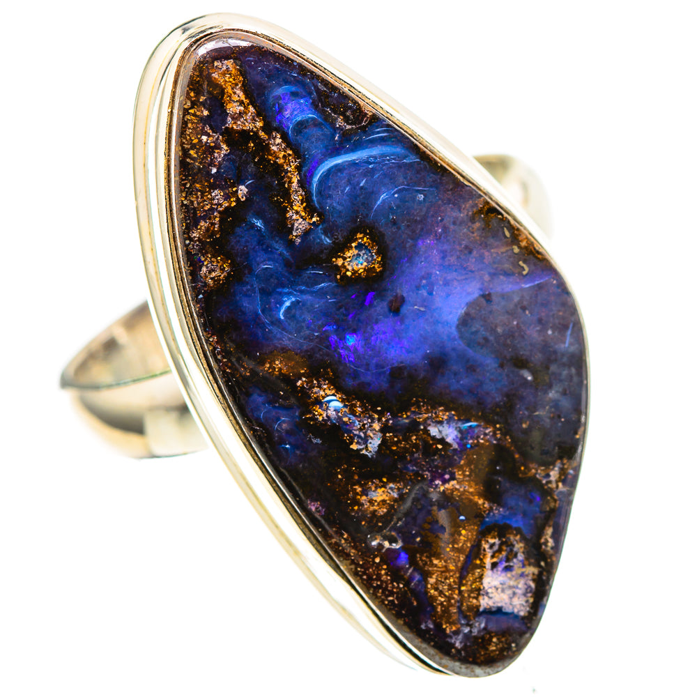 Large Boulder Opal 925 Sterling Silver Ring Size 9.75 (925 Sterling Silver) RING137538