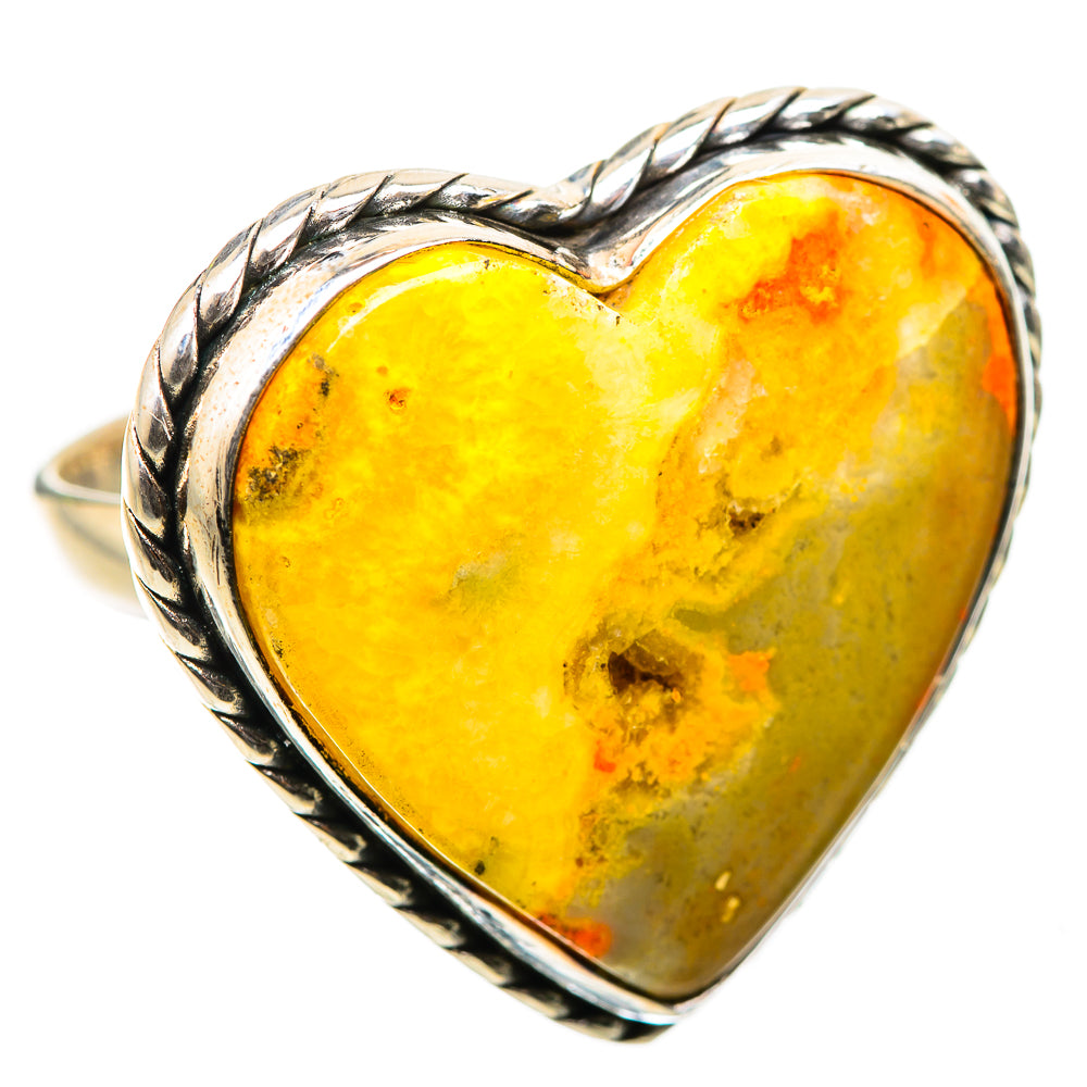 Anasilvercos Large Mookaite Ring Size 10.75 (925 Sterling Silver)