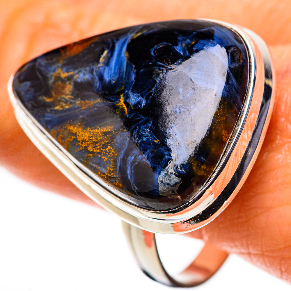 Large Pietersite Ring Size 13.5 (925 Sterling Silver) RING135747
