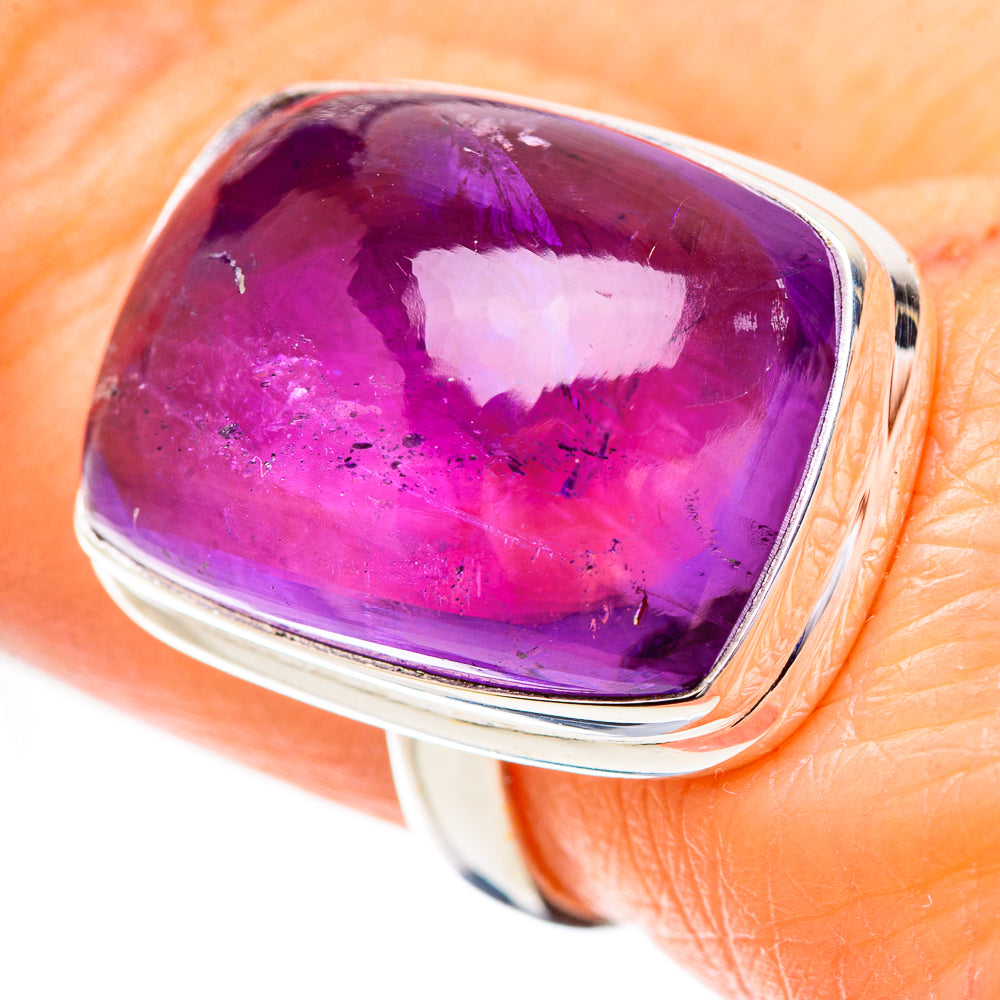 Amethyst 925 Sterling Silver Ring Size 8 Ana Co R135246