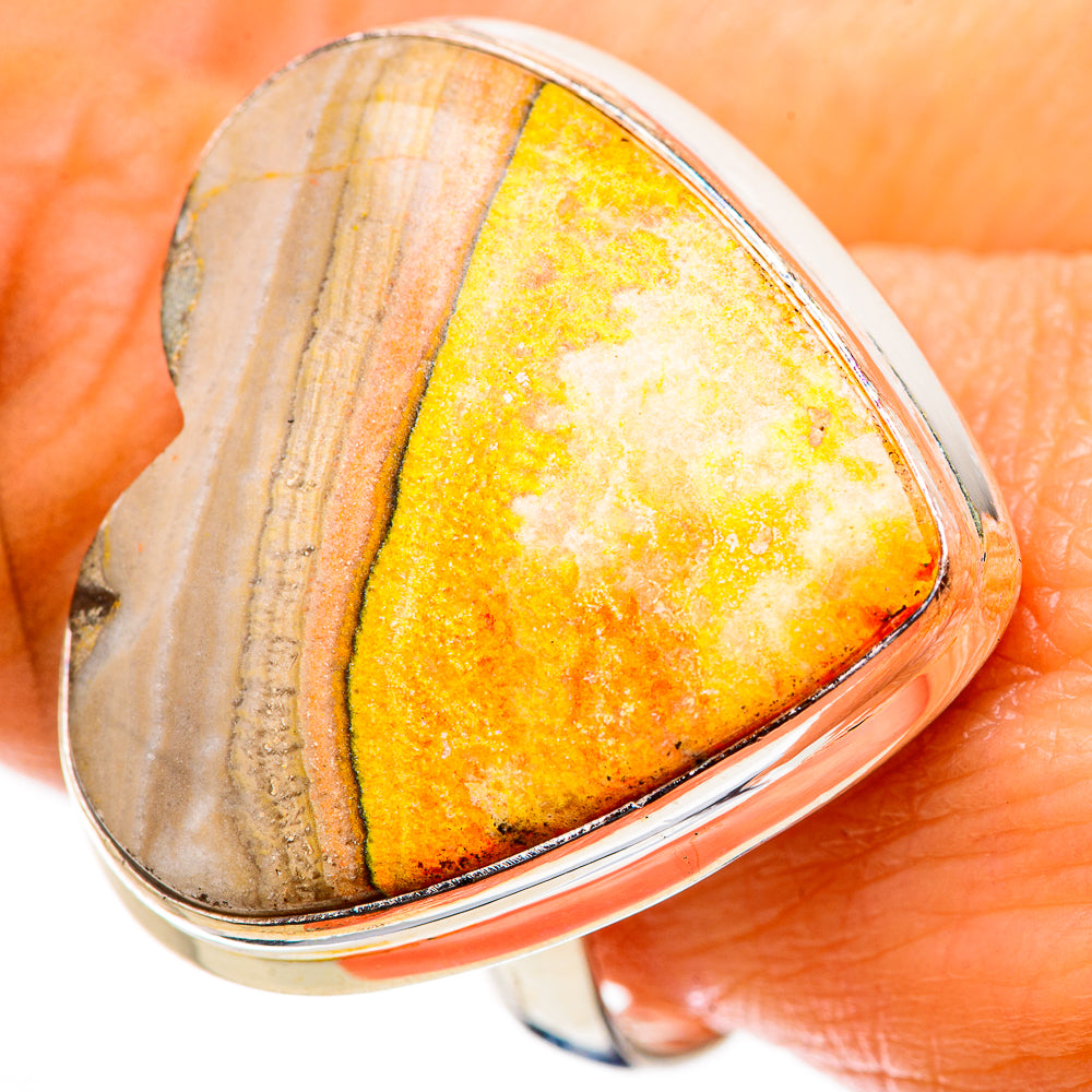 Bumblebee Jasper Ring Size 10 (925 Sterling Silver) RING134970