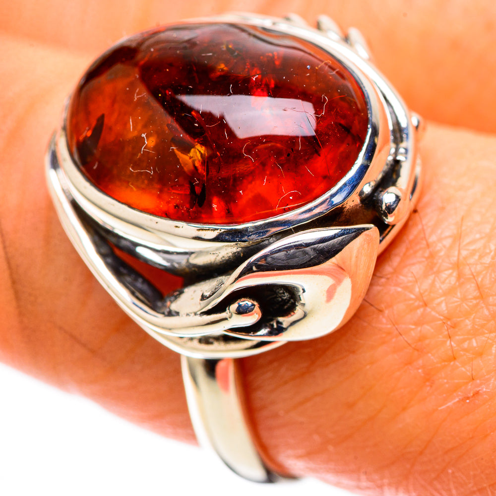 Baltic Amber 925 Sterling Silver Ring Size 8 (925 Sterling Silver) RING137600