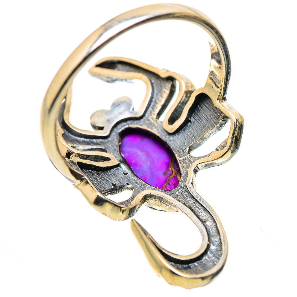 Purple Copper Composite Turquoise Ring Size 9 (925 Sterling Silver) RING134854