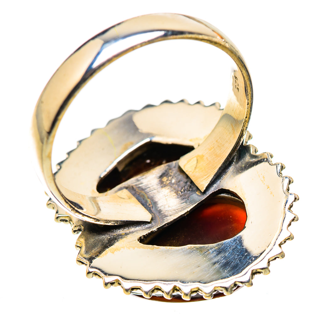 Mexican Fire Agate Ring Size 8 (925 Sterling Silver) RING135632