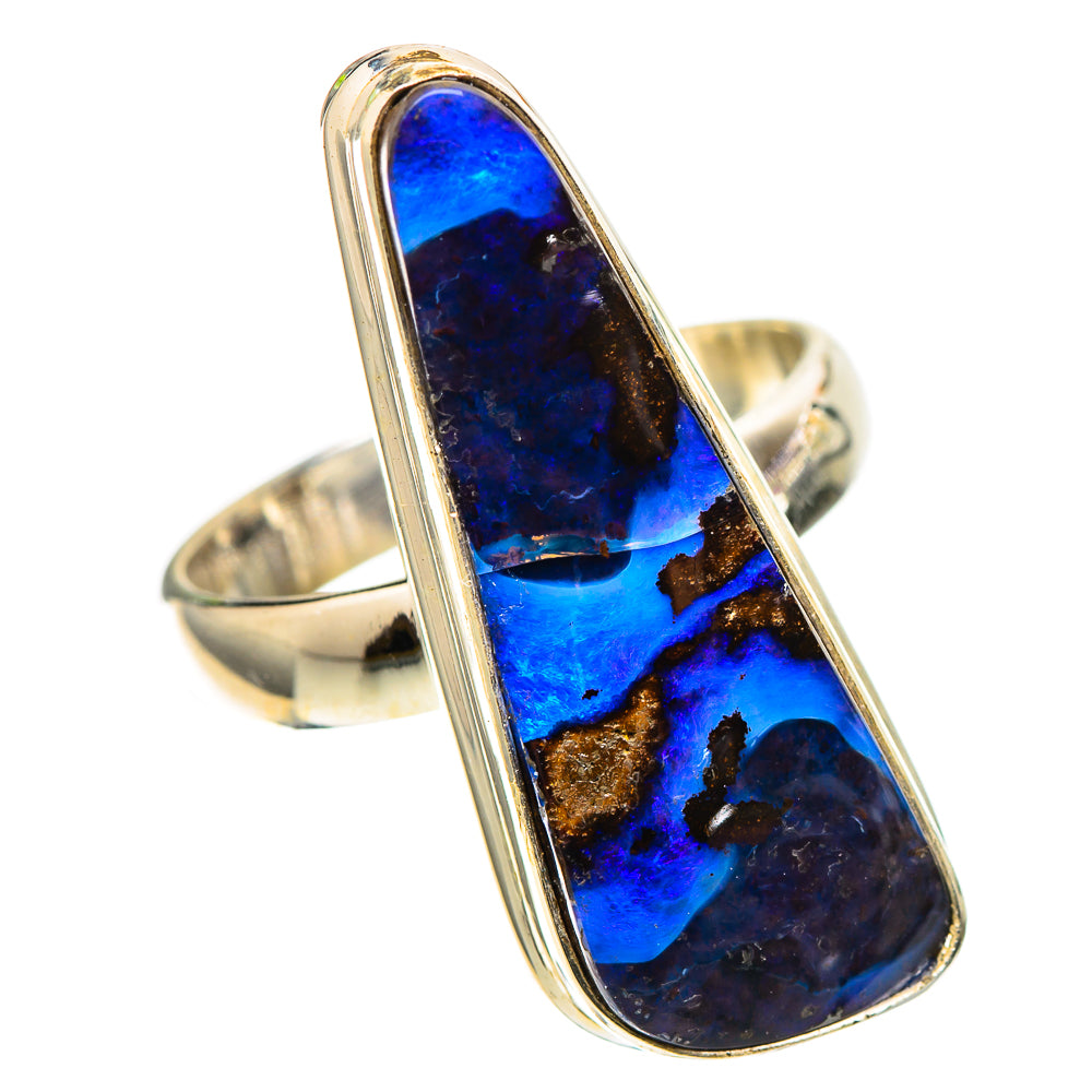 Boulder Opal 925 Sterling Silver Ring Size 6.5 (925 Sterling Silver) RING137717