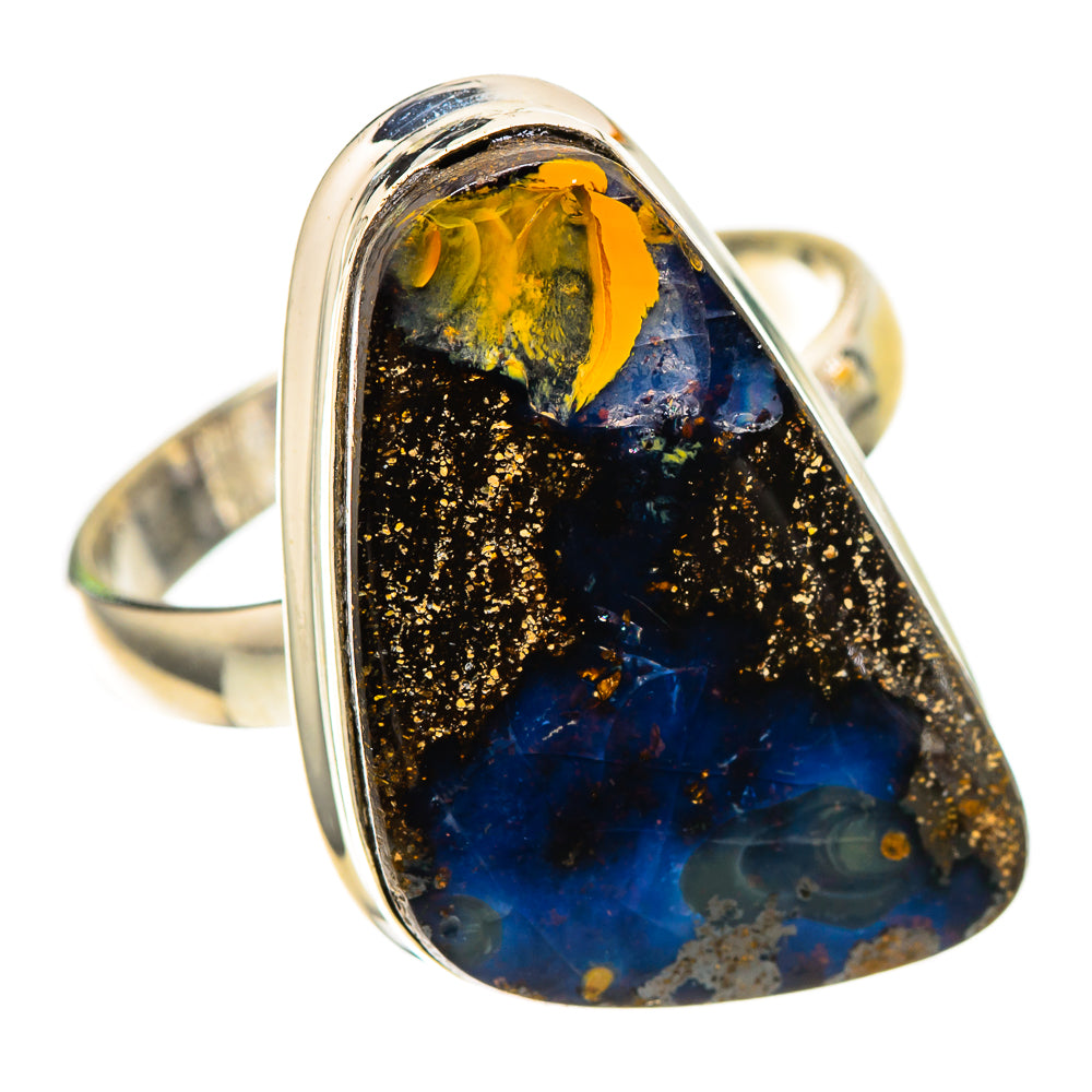 Boulder Opal 925 Sterling Silver Ring Size 10 (925 Sterling Silver) RING137691