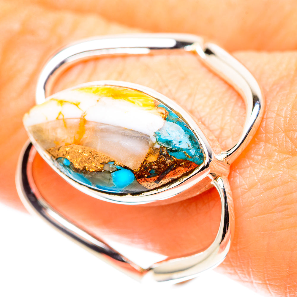 Spiny Oyster Turquoise Ring Size 10.25 (925 Sterling Silver) RING136818