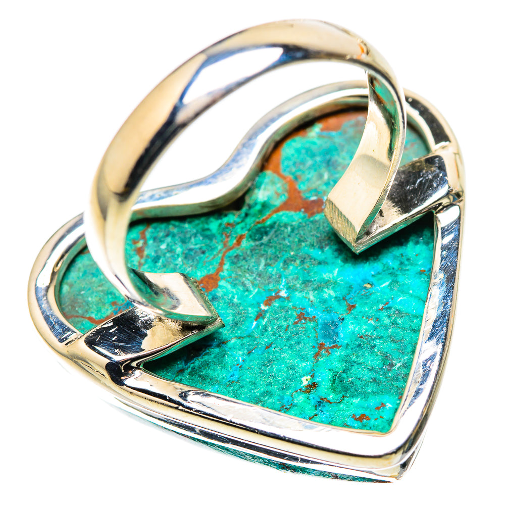 Large Chrysocolla Ring Size 8 (925 Sterling Silver) RING136137
