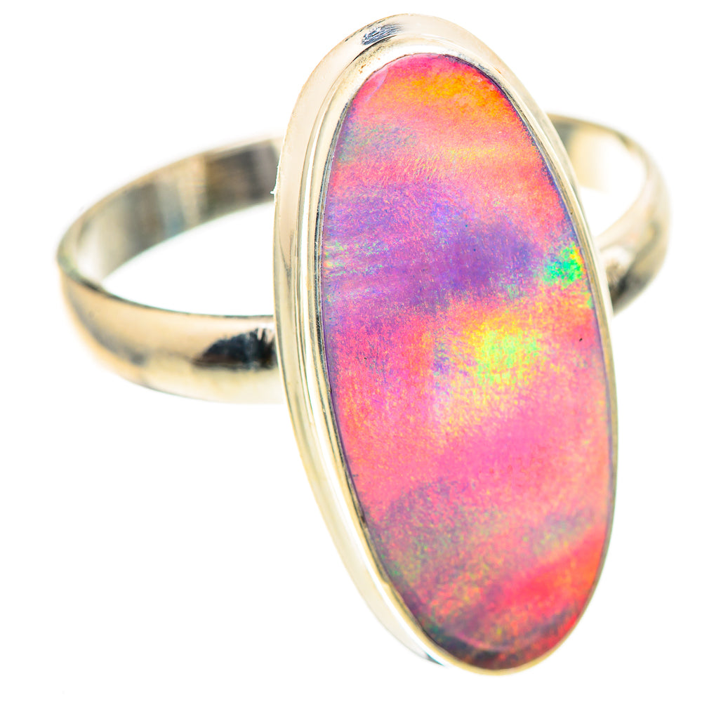 Aura Opal 925 Sterling Silver Ring Size 11.75 Ana Co R136294