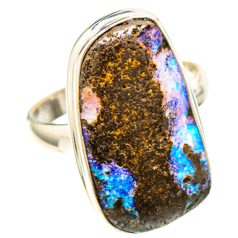 Boulder Opal 925 Sterling Silver Ring Size 9.5 (925 Sterling Silver) RING137200