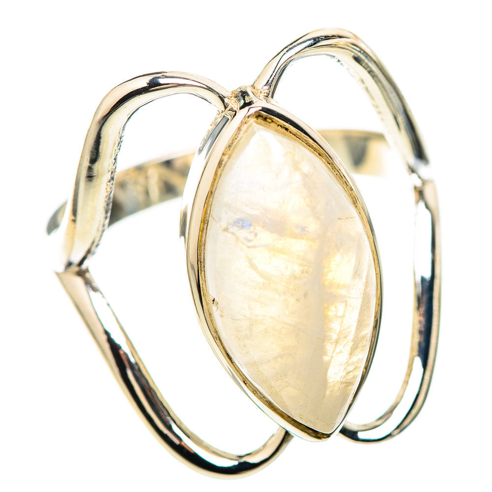 Rainbow Moonstone Ring Size 9 (925 Sterling Silver) RING136452