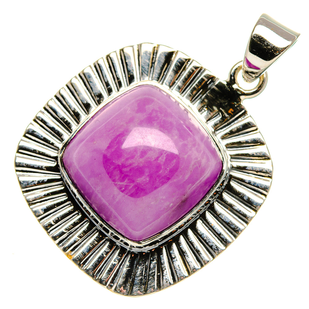 Phosphosiderite 925 Sterling Silver Pendant 1 3/8" (925 Sterling Silver) PD37628