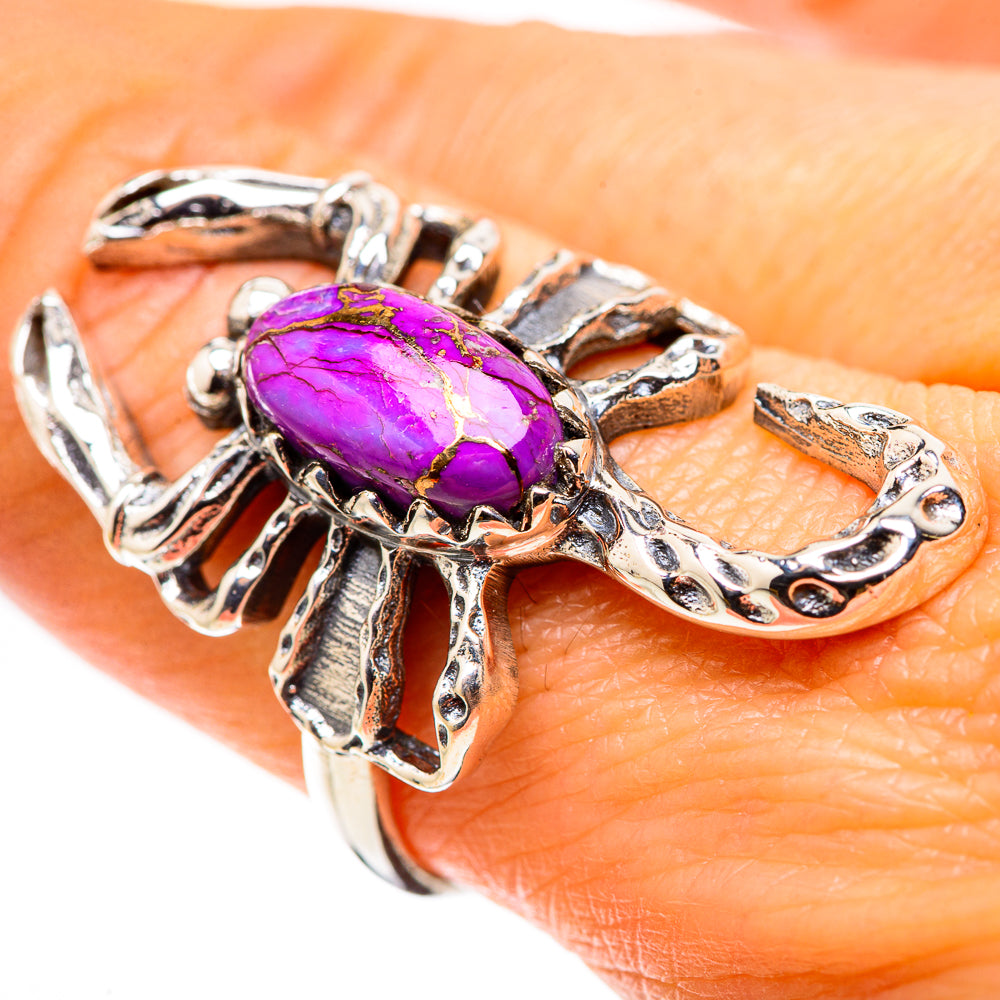 Purple Copper Composite Turquoise Ring Size 9 (925 Sterling Silver) RING134817