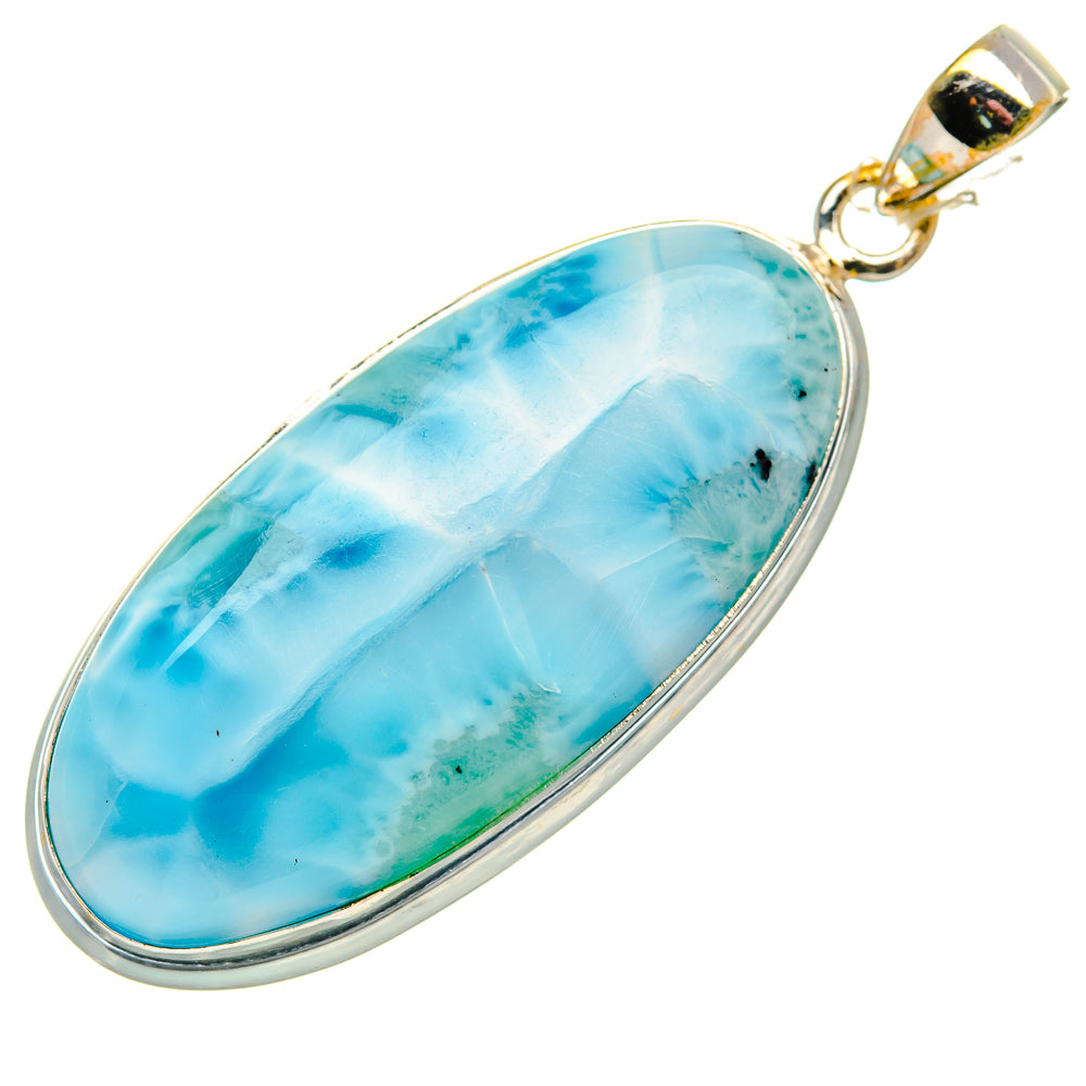 Larimar Pendant 2" (925 Sterling Silver) PD37064
