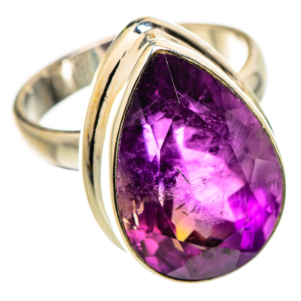 Faceted Amethyst Ring Size 6.25 (925 Sterling Silver) RING135435
