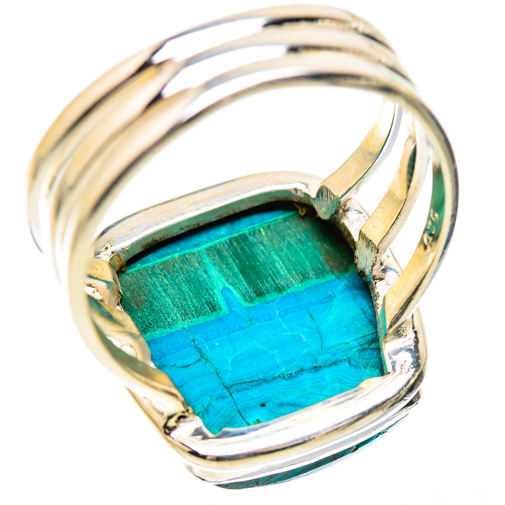 Malachite In Chrysocolla Ring Size 9.75 (925 Sterling Silver) RING135818