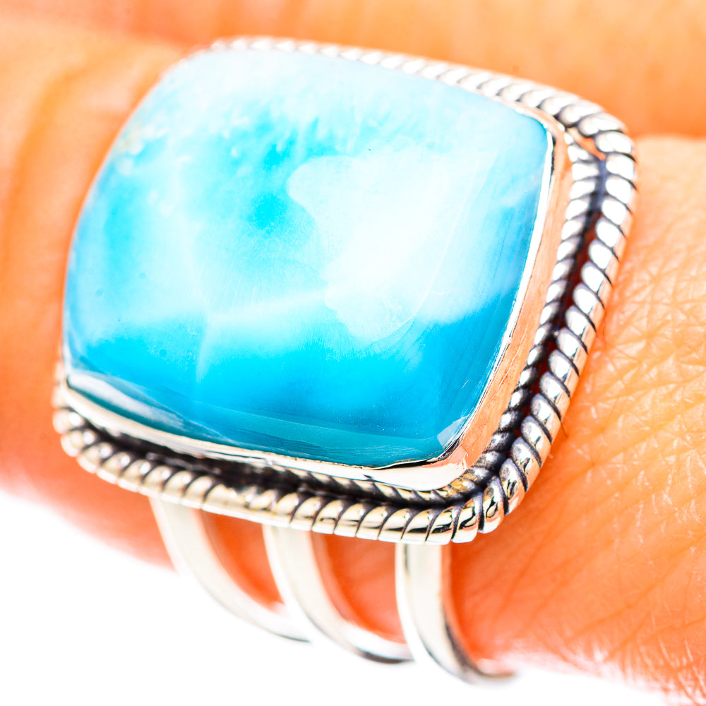 Larimar Ring Size 8.75 (925 Sterling Silver) RING136508