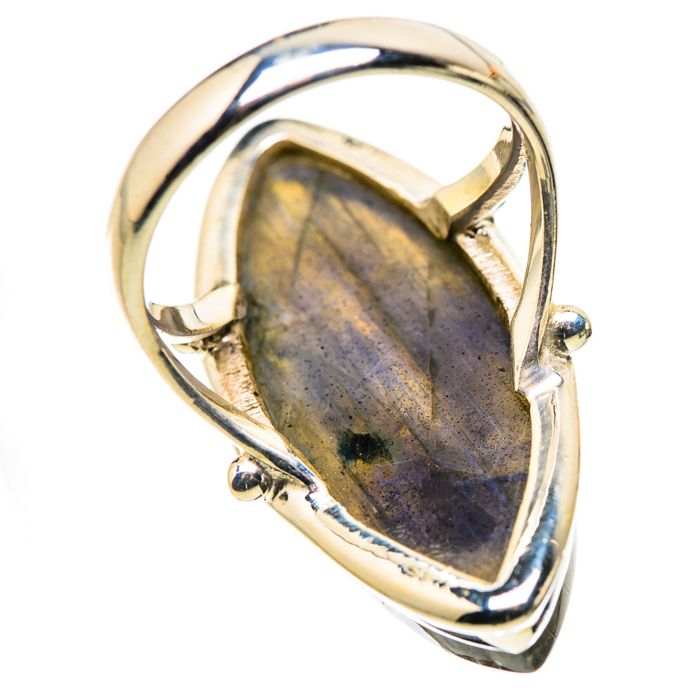 Large Labradorite Ring Size 8.5 (925 Sterling Silver) RING134730