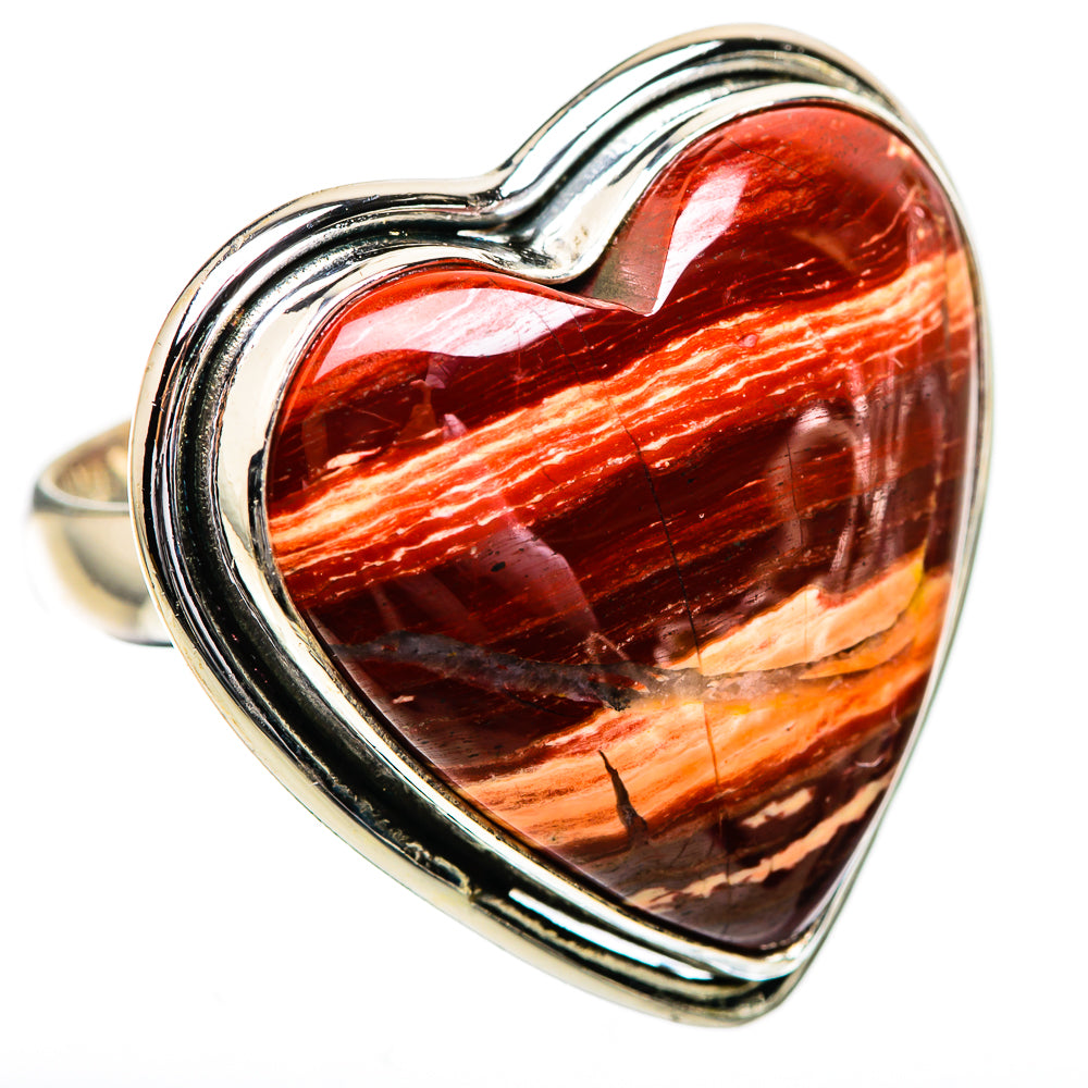 Large Red Jasper Ring Size 6.25 (925 Sterling Silver) RING135915