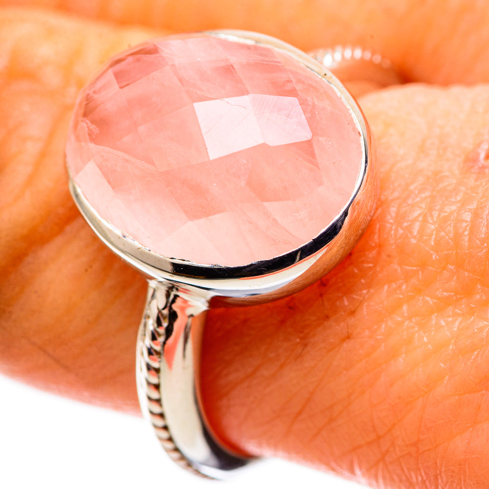 Rose Quartz Ring Size 9 (925 Sterling Silver) RING135605