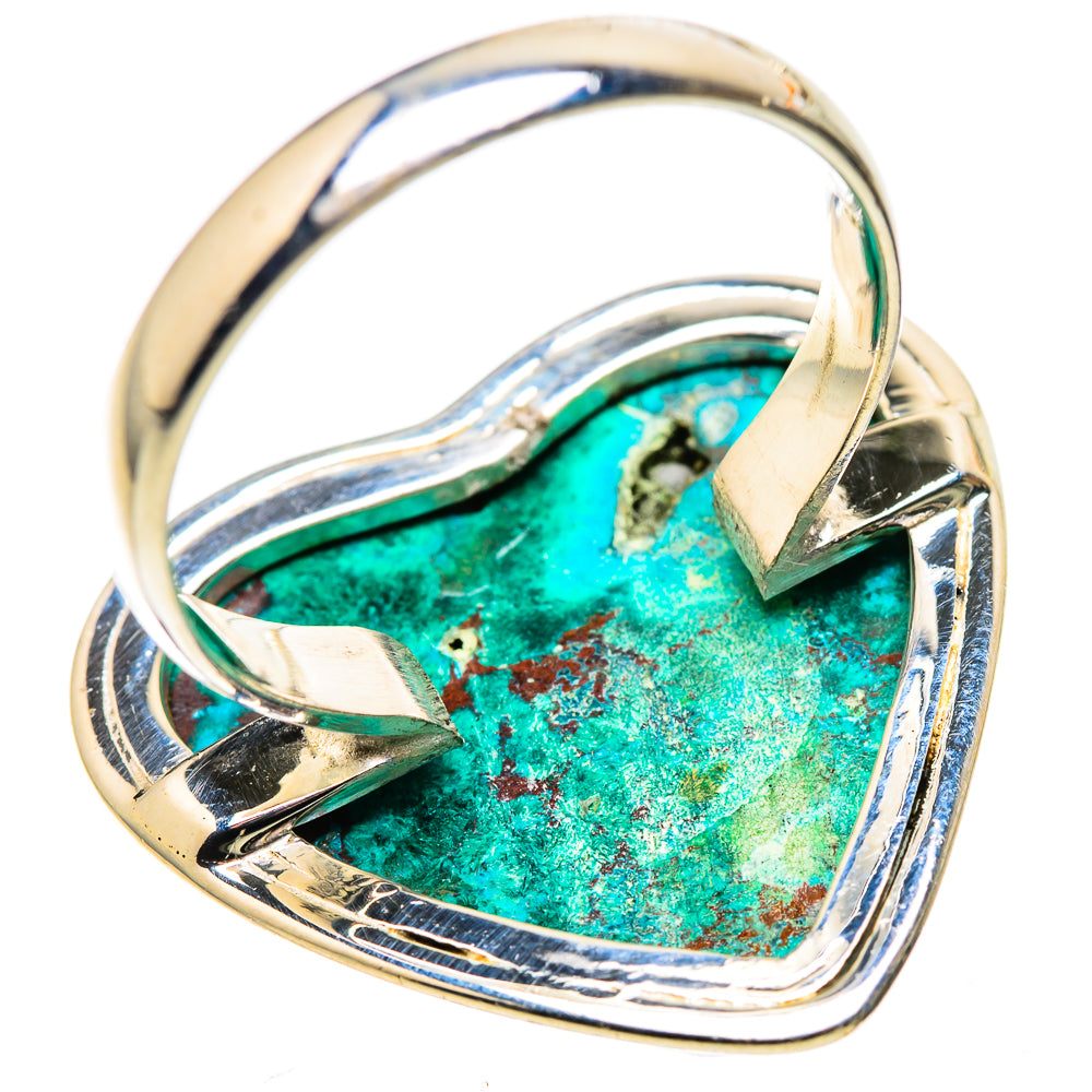 Large Chrysocolla Ring Size 10.75 (925 Sterling Silver) RING136161