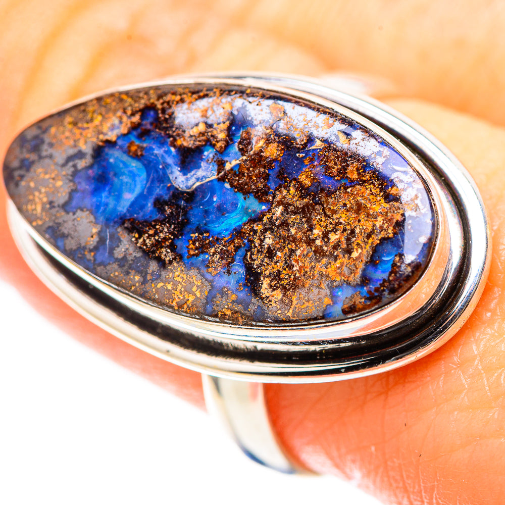 Boulder Opal 925 Sterling Silver Ring Size 9.25 (925 Sterling Silver) RING137478