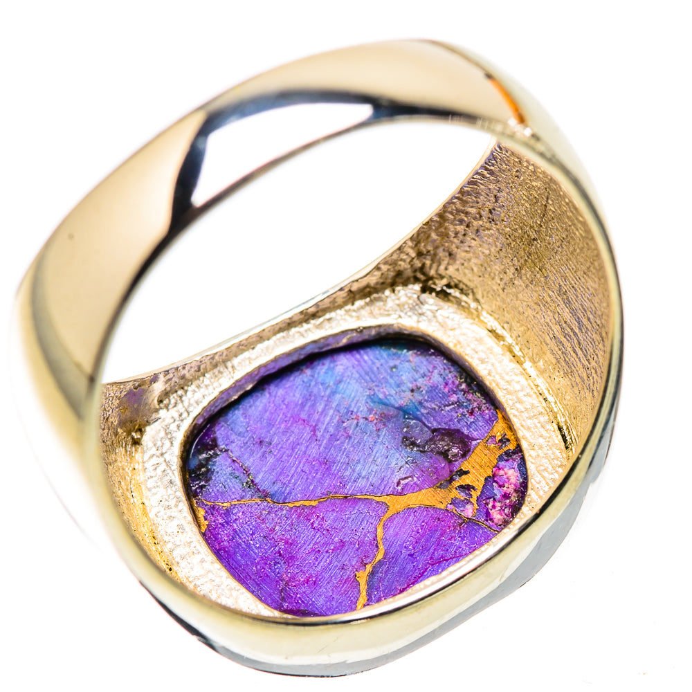 Purple Copper Composite Turquoise Ring Size 10 (925 Sterling Silver) RING135606