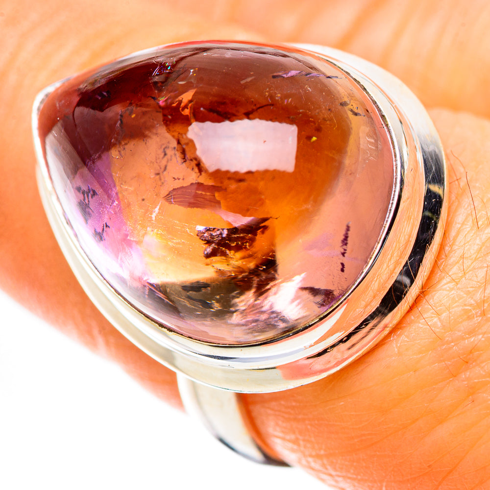 Anasilvercos Ametrine Ring Size 7.5 (925 Sterling Silver)