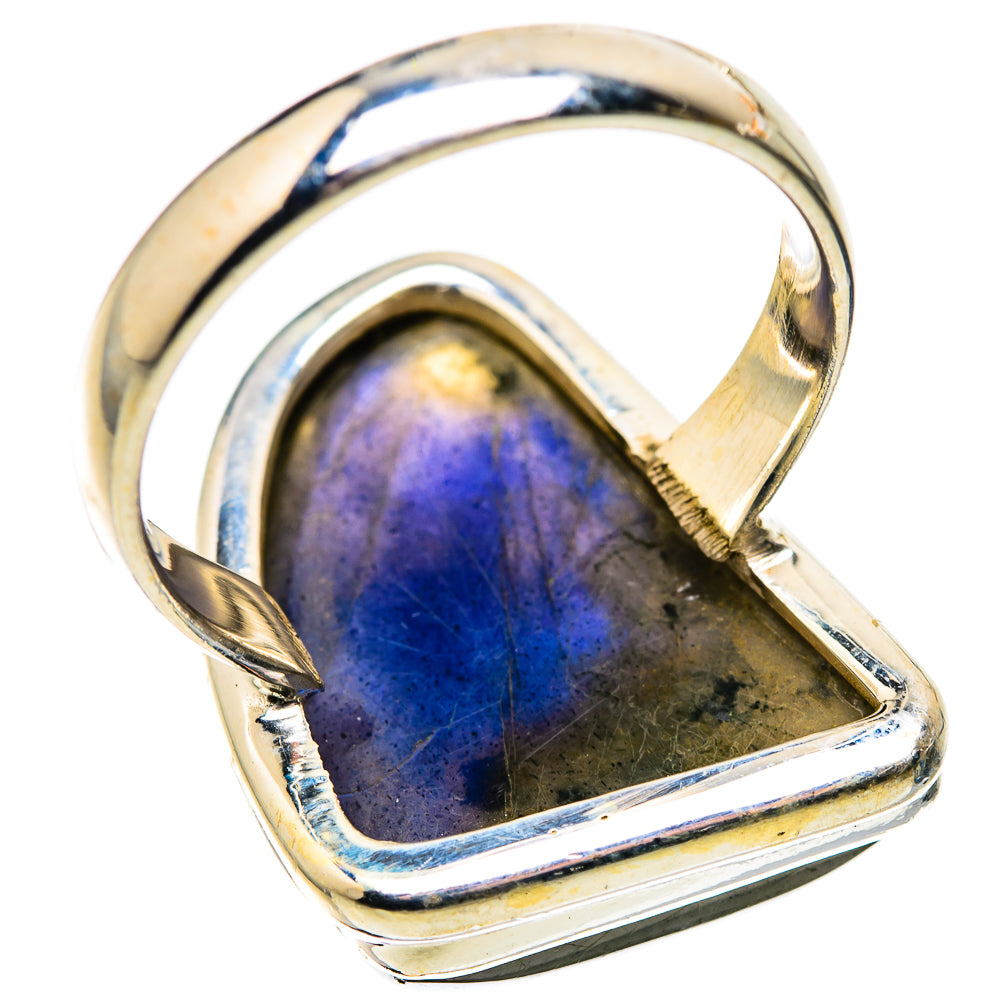 Large Labradorite Ring Size 9 (925 Sterling Silver) RING136132