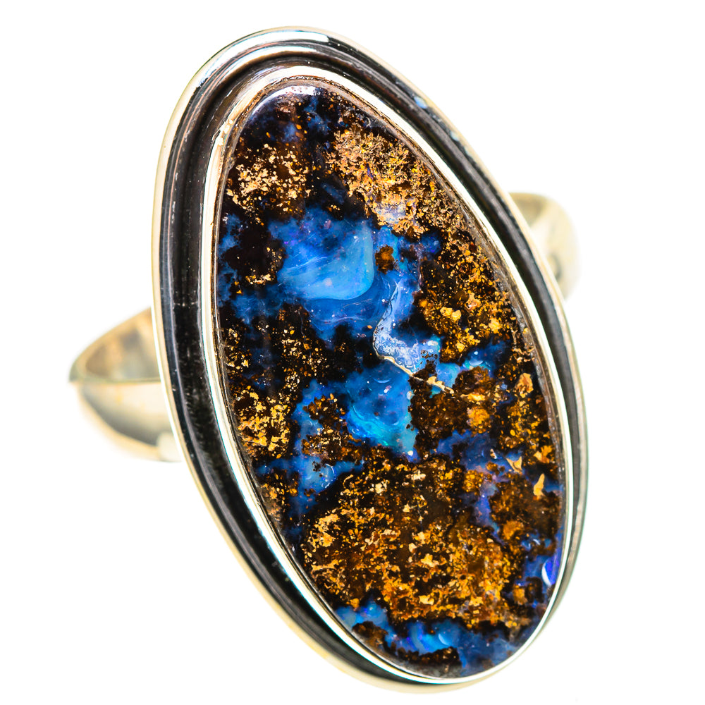 Boulder Opal 925 Sterling Silver Ring Size 9.25 (925 Sterling Silver) RING137478