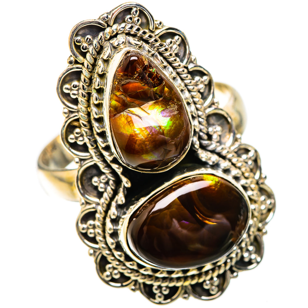 Large Mexican Fire Agate Ring Size 9.75 (925 Sterling Silver) RING135980