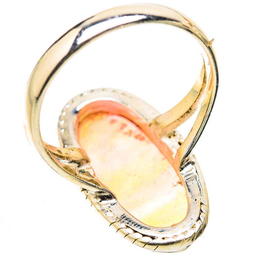 Anasilvercos Aura Opal Ring Size 10 (925 Sterling Silver)