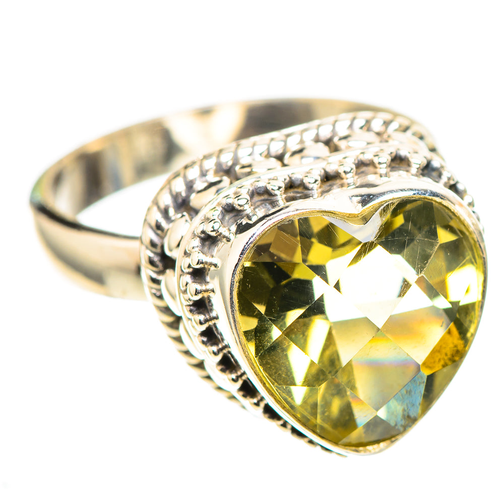 Faceted Citrine Ring Size 7.25 (925 Sterling Silver) RING136859