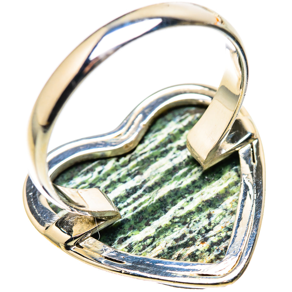 Large Swiss Green Opal Ring Size 12.75 (925 Sterling Silver) RING136158