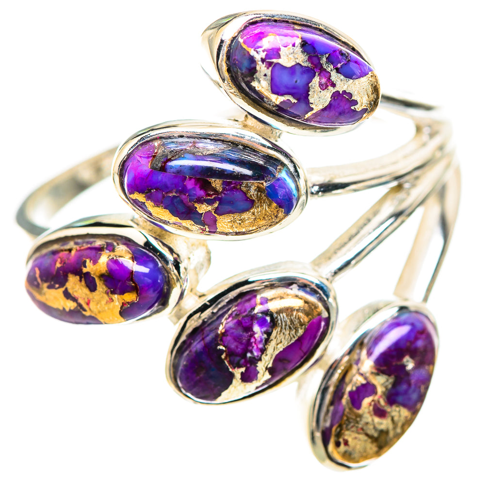 Purple Copper Composite Turquoise Ring Size 9.5 (925 Sterling Silver) RING136495