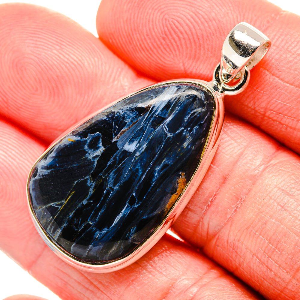 Pietersite Pendant 1 3/4" (925 Sterling Silver) PD36867