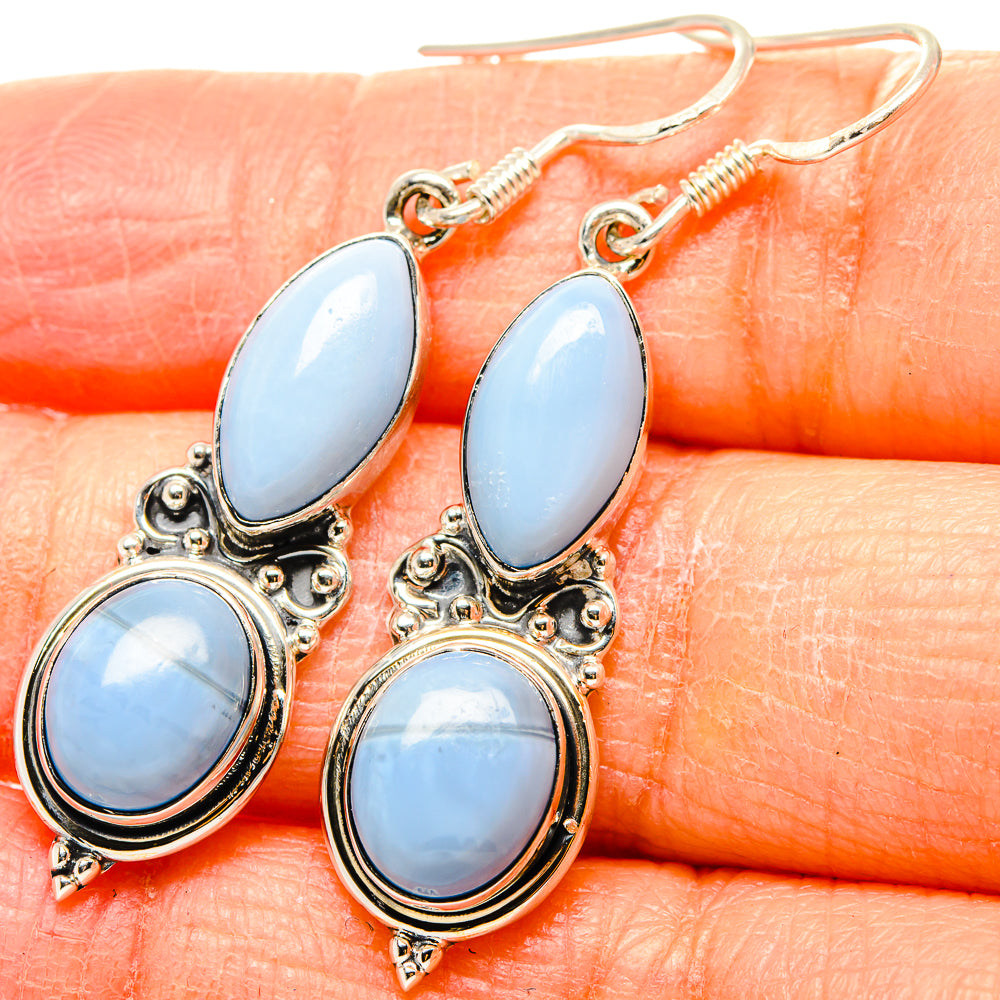 Owyhee Opal Earrings 2" (925 Sterling Silver) EARR431499