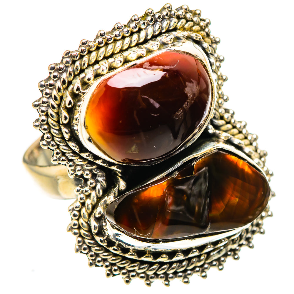 Mexican Fire Agate Ring Size 8 (925 Sterling Silver) RING134977
